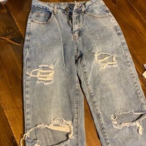 Ripped Mom jeans